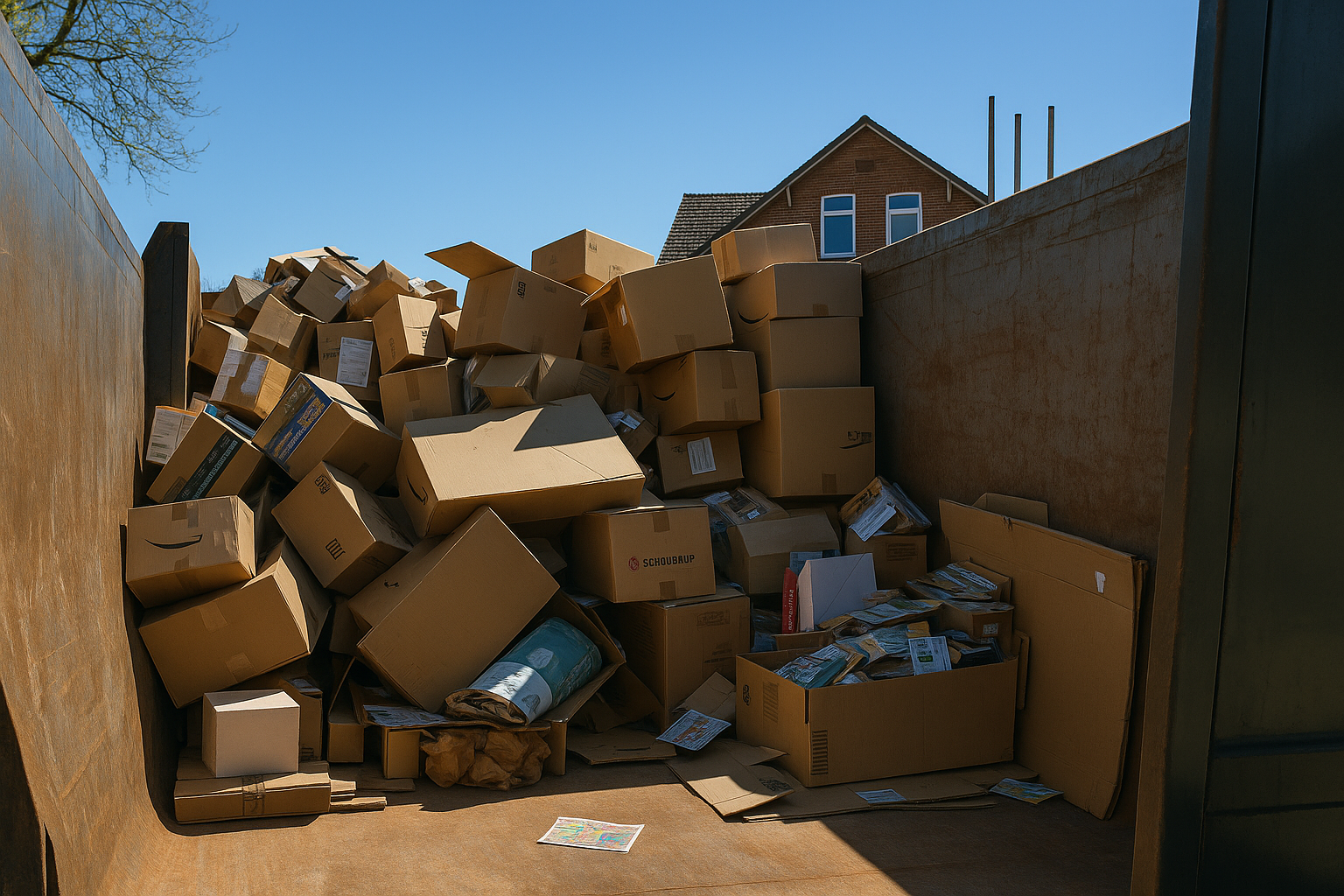 Altpapier-Container in Hohenaverbergen