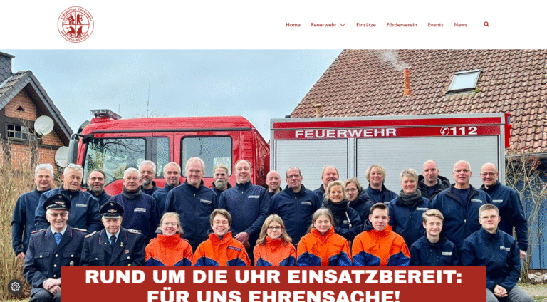 Neue Seite der Freiwillige Feuerwehr Hohen