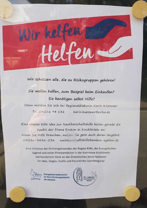 Wir helfen helfen